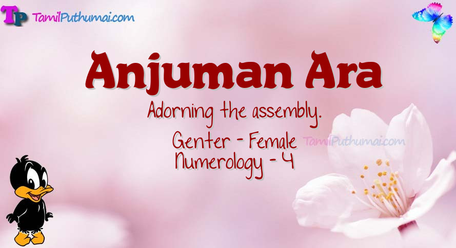 Anjuman Ara-babyname-meaning